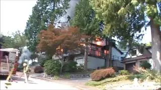 House Fire WIckham Dr  Coquitlam   July 28, 2016