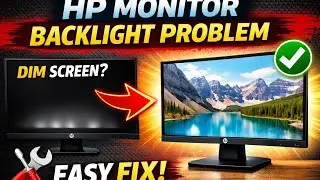 Hp Monitor Backlight Problem Fix in Bangla | এইচপি মনিটর মেরামত |   Created by Afjal Hossain