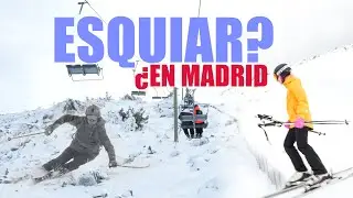 🤔&iquest;se puede ESQUIAR en MADRID?!⛷ #esqu&iacute; #valdeski