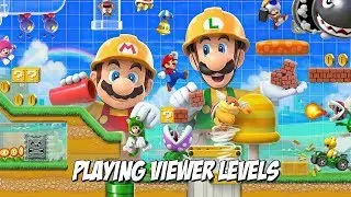Super Mario Maker 2 - Playing Viewer Levels - Nintendo Switch