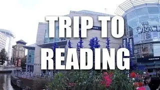 ⁴ᴷ Trip to Reading Town Centre, Oracle Shopping Centre and Riverside | England | UK