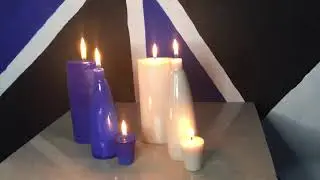 DIY Candle mold empty plastic and wax recycle materials | Kuya JLM