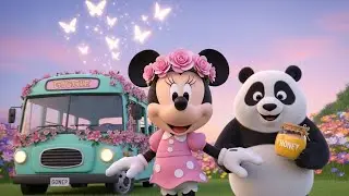 Minnie Mouse and Panda&rsquo;s Spring Flower Festival Adventure  | Giggle Bus Bloom Valley Ride  | Part 4