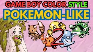 Playing Disc Creatures again. Game Boy style Pokemon-like.