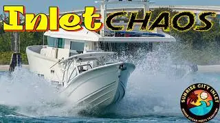 Fort Pierce Inlet Gets ROUGH : Boats Battling Monster Waves! 🌊💥🚤