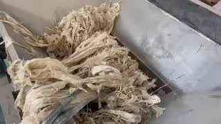 RDF double roller shredder Waste carpet and clothing crusher Agricultural film mulch shredder
