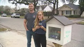 Heights couple builds 'Puzzle Hut' to exchange puzzles with neighbors