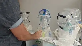 DIMAR Dimax Zero total face mask travelling with the patient / Maska potuje z bolnikom