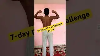 7-Day 100 Pull-Up Challenge /Day-5😤 | back change🔥 #motivation #sorts #fitness