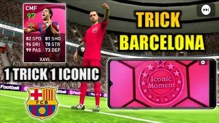 TRICK TO GET XAVI IN ICONIC MOMENT BARCELONA | PES 2021 MOBILE