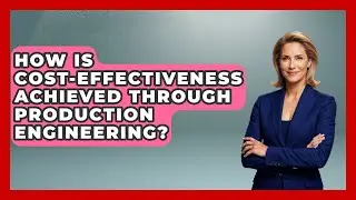 How Is Cost-Effectiveness Achieved Through Production Engineering?