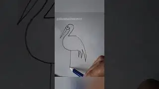 How to draw a bird easy for beginners #birddrawing #bird #easydrawing #drawingtime