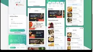 Delmer - Food Delivery Mobile App Figma UI Template app organic