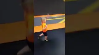 Dakota having fun at top jump