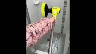 RYOBI 18-Volt ONE+ Cordless Telescoping Power Scrubber P4500 purchase link👉 