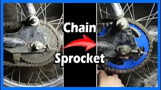 🔧 Replacing Bike&rsquo;s Gear sprocket | Smooth Ride Upgrade 🚴&zwj;♂️ #mrcheapdiy #bike #100cc #70cc