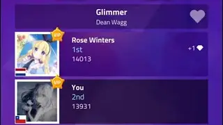 GLIMMER( Dean Wagg) battle with best battle player ROSE WINTERS 🌹❤️ #magictiles3videos