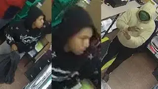 Suspect wanted in a series of robberies at a convenience store at 9400 W. FM 1960.