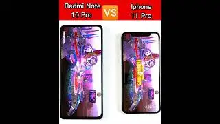 Redmi Note 10 Pro vs Iphone 11 Pro pubg test #pubg #phonegaming #pubgmobile