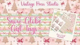 Снежный шар: скрытые рождественские метки #papercrafts #junkjournal #christmascrafts #5minutecrafts