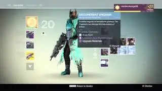 Destiny glitch while trying to decrypt engrams