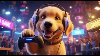 game festival madness puppy 💕😍💖 plays every game and steals every heart