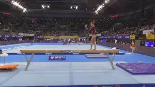 Axelle Klinckaert   Beam   Team Challenge EnBW DTB-Pokal 2018 #Stuttgart2019
