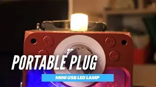Portable Plug in Mini USB LED Lamp Computer Power Night Light
