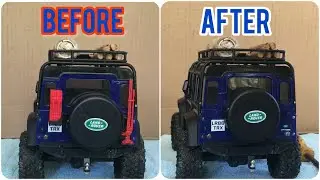 TRX-4m sparewheel detials removal