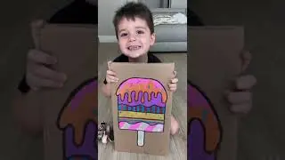 DIY Ice Cream Puzzle - Using Cardboard