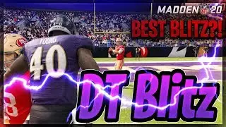 MADDEN 20 DT B GAP BLITZ 🔥 RAVENS DEFENSE HAS UNIQUE BLITZES