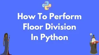Operator for floor division in Python