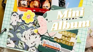 TRAVEL MINI ALBUM PT 1 /// Maggie Holmes Round Trip for Scrapbook Nerd!