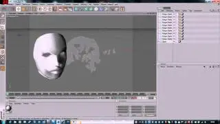 Dunreeb Cutout Papercraft of a 3d template face model (organic form)