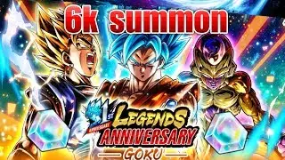 Dragon ball legends 1 year anniversary summons
