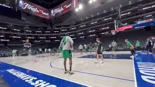 Celtics practice views (no Porzingis, full long-form video later on this channel) from day b4 Game 3
