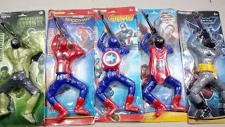 AVENGERS TOYS/Action Figures/Unboxing/#168/Cheap Price/spiderman,Hulk, captain America,ironman/Toys