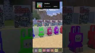 Labubus Minecraft Bedrock Addon #minecraft #minecraftaddon #minecraftbedrock #labubus #labubu