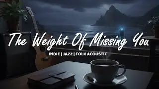 The Weight of Missing You | Coffee Shop Vibes | Indie/Jazz/Folk Acoustic (Official Lyric Video)
