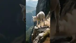 Miracle Leap of the Sheep #miracleescape  #animals #miraclestory #miracle #miracles #animalrescue