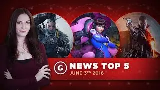 Witcher 3 Patches Naked Geralt & Overwatch Character Buffs/Nerfs! - GS News Top 5