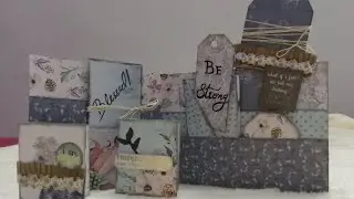 Ephemera Holder with Tags and Mini Booklets | ArtOnABudget