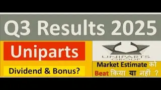 UNIPARTS Q3 results 2025 | UNIPARTS results today | UNIPARTS Share News | UNIPARTS Share latest news