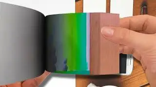 Flipbook   Easy Scenery drawing for beginners， Nature Scenery Painting， Go Green Painting Part 3