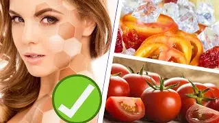 HOW TO MAKE TOMATO ICE CUBES FOR SKIN WHITENING | REMOVE DARK SPOTS |