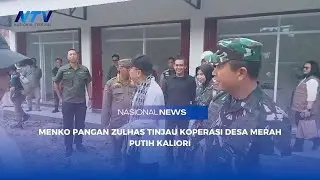MENKO PANGAN ZULHAS TINJAU KOPERASI DESA MERAH PUTIH KALIORI