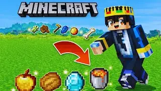 MINECRAFT BUT MOVING GIVE EXTREMLY OP ITEMS !!! #minecraft #survival #challenge
