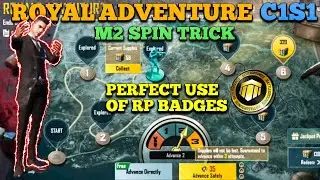EASY WAY TO COMPLETE ROYALE ADVENTURE EVENT 😉🔥IN C1S1 M2 BGMI 🔥 || BGMI TIPS & TRICKS