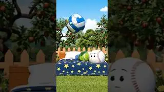 5 little monkeys jumping on the bed (Volley Ball) #ballsforkids #kidssong