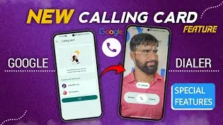 Google Dialer New Calling Card Feature 🔥Huge Contact Photos on Android & Nothing Phone! 🚀